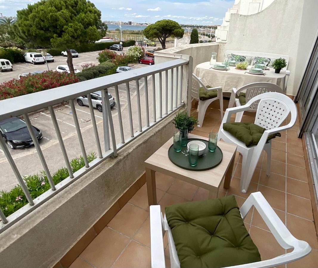 Studio Le Vue Mer Acces Direct A La Plage Parking Prive Clim Belle Terrasse Le Grau-du-Roi Eksteriør bilde