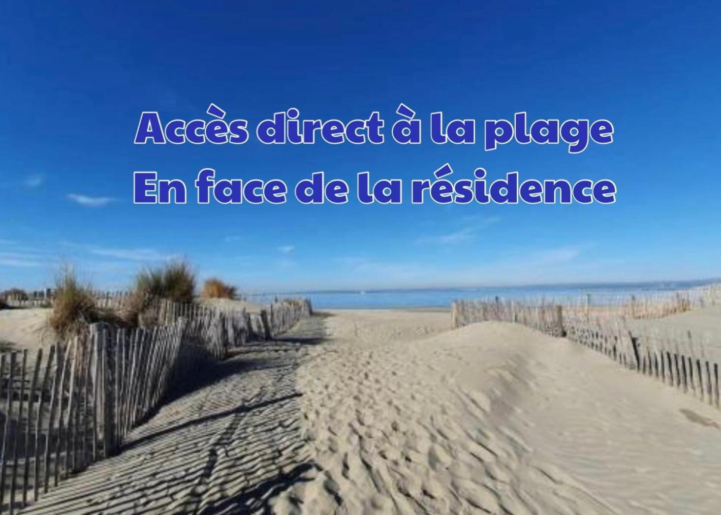 Studio Le Vue Mer Acces Direct A La Plage Parking Prive Clim Belle Terrasse Le Grau-du-Roi Eksteriør bilde